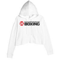 SHO Championship Boxing Logo Crop Fleece Hoodie