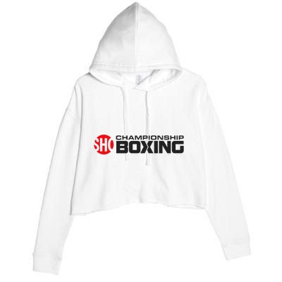 SHO Championship Boxing Logo Crop Fleece Hoodie