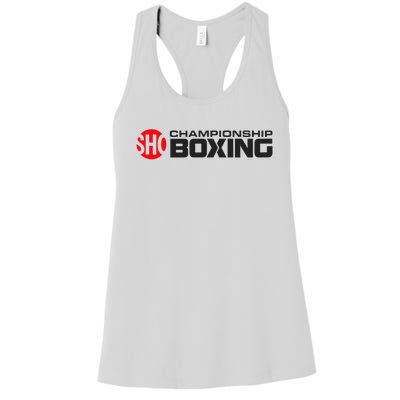 SHO Championship Boxing Logo Women's Racerback Tank