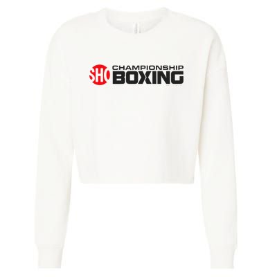 SHO Championship Boxing Logo Cropped Pullover Crew