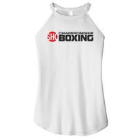 SHO Championship Boxing Logo Women's Perfect Tri Rocker Tank