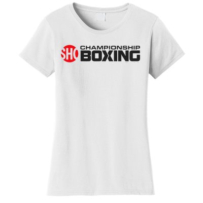 SHO Championship Boxing Logo Women's T-Shirt