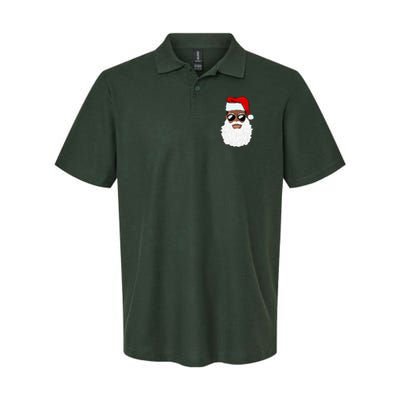 Santa Claus Black Xmas Santa Afro African American Proud Polo