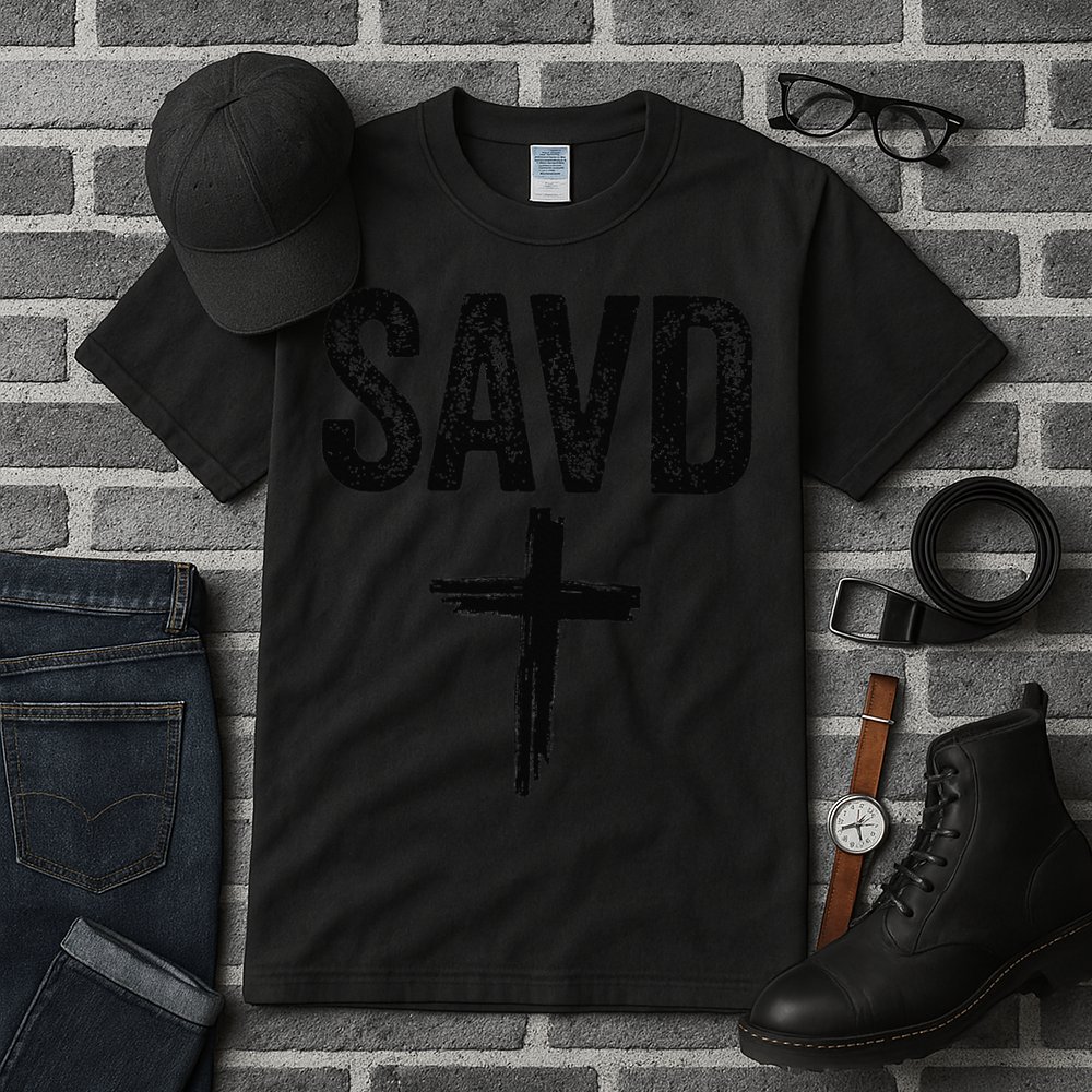 Saved Cross Bible Christian Believe Faith Jesus Savd Tall T-Shirt