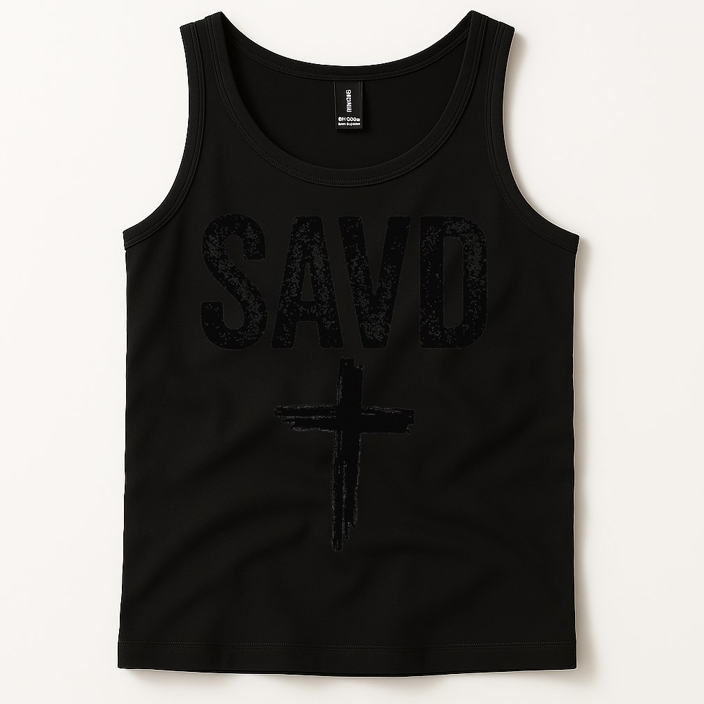 Saved Cross Bible Christian Believe Faith Jesus Savd Tank Top