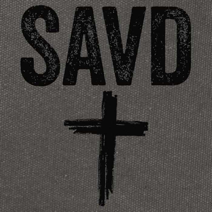 Saved Cross Bible Christian Believe Faith Jesus Savd Cotton Canvas Backpack