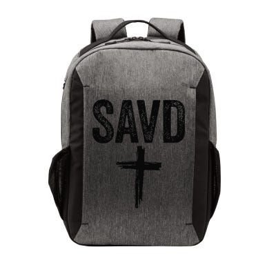 Saved Cross Bible Christian Believe Faith Jesus Savd Vector Backpack
