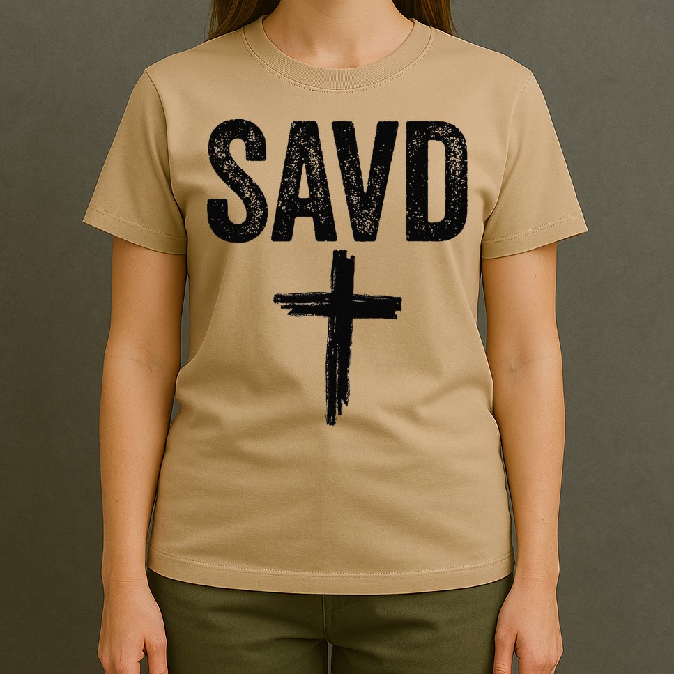 Saved Cross Bible Christian Believe Faith Jesus Savd T-Shirt