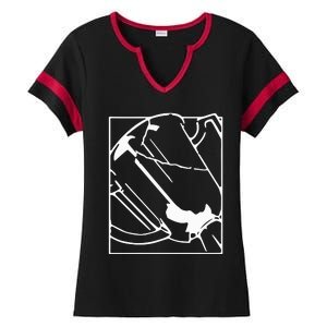 State Champs Broken Ladies Halftime Notch Neck Tee