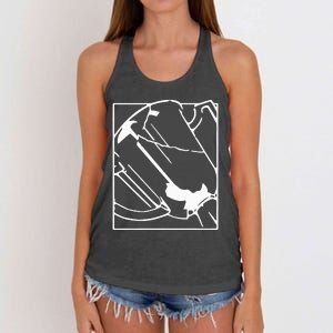 State Champs Broken Women's Knotted Racerback Tank