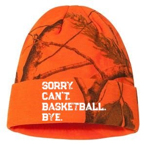 Sorry. CanT. Basketball. Bye. / Basketball Player & Fan Kati Licensed 12" Camo Beanie