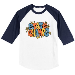 State Champs Bubble Baseball Sleeve Shirt