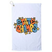 State Champs Bubble Golf Towel