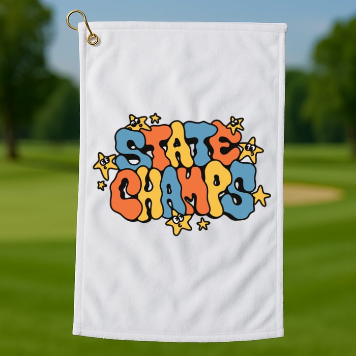 State Champs Bubble Golf Towel