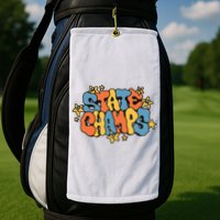 State Champs Bubble Golf Towel