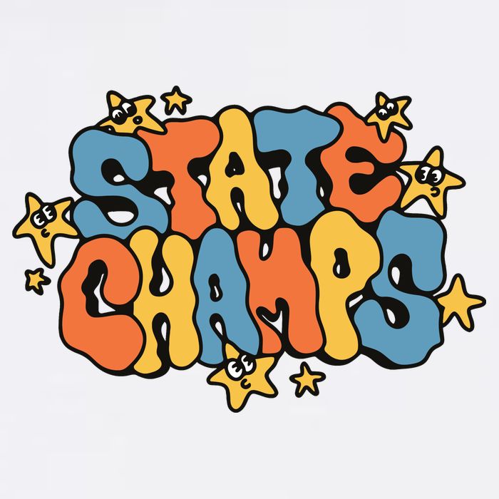 State Champs Bubble Golf Towel