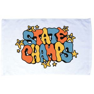 State Champs Bubble Microfiber Hand Towel