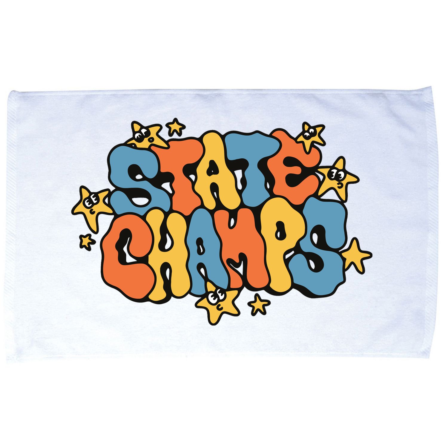 State Champs Bubble Microfiber Hand Towel