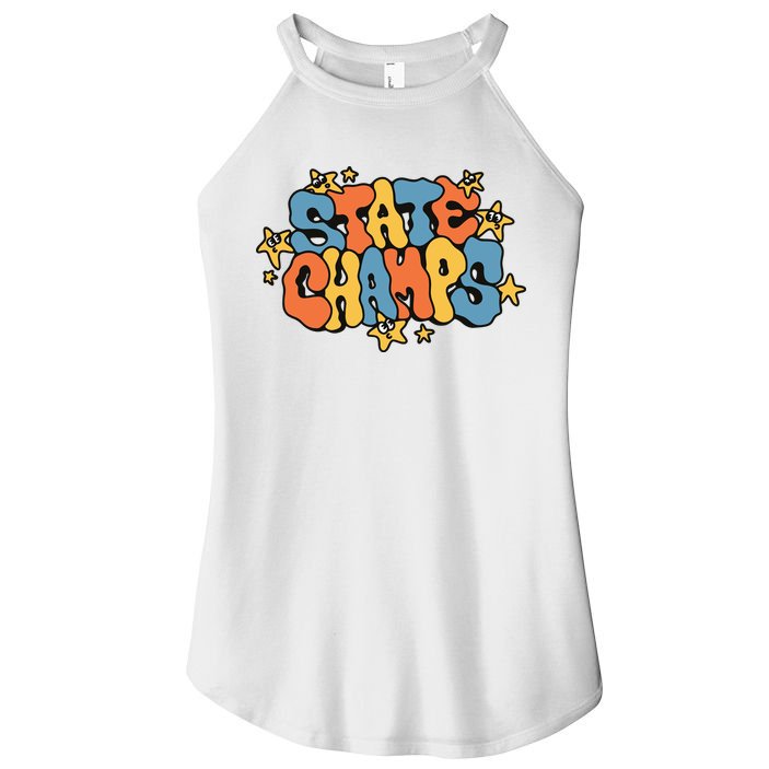 State Champs Bubble Women's Perfect Tri Rocker Tank