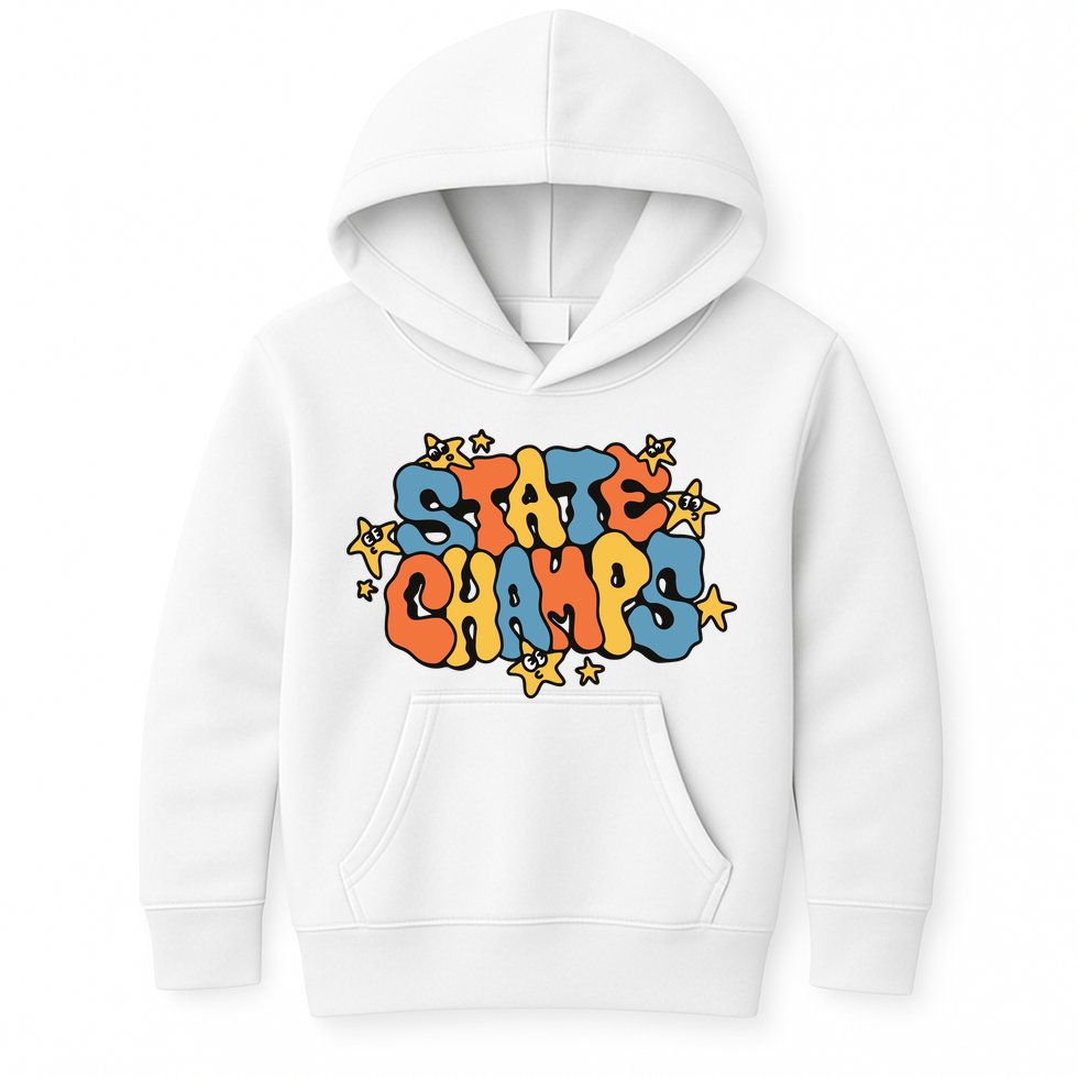 State Champs Bubble Kids Hoodie