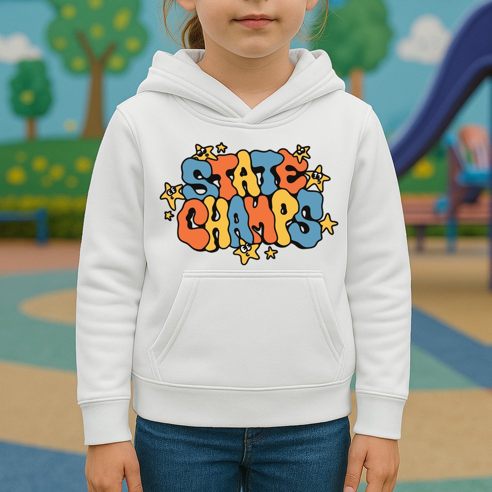 State Champs Bubble Kids Hoodie