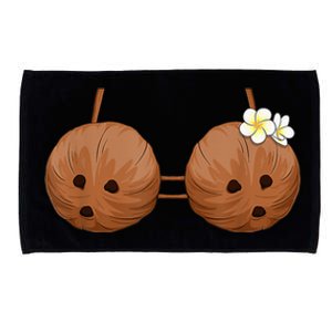 Summer Coconut Bra Halloween Costume Hawaii Aloha Beach Microfiber Hand Towel