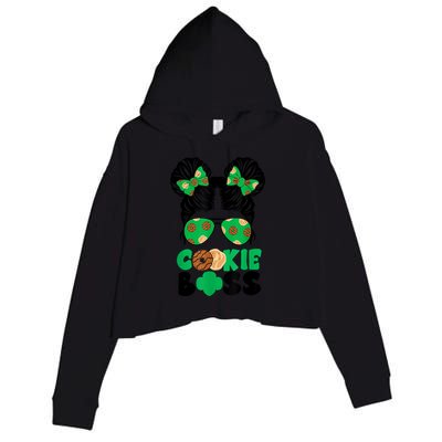 Scout Cookie Boss Kidlife Messy Bun Sunglasses Crop Fleece Hoodie