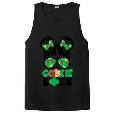Scout Cookie Boss Kidlife Messy Bun Sunglasses PosiCharge Competitor Tank