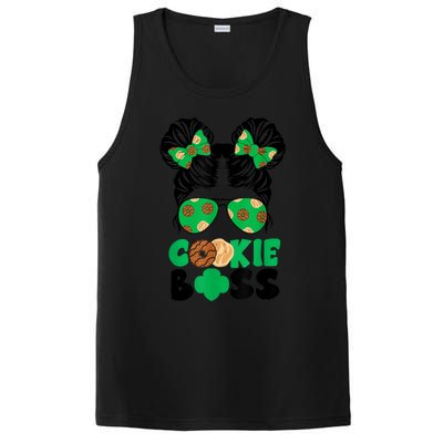 Scout Cookie Boss Kidlife Messy Bun Sunglasses PosiCharge Competitor Tank