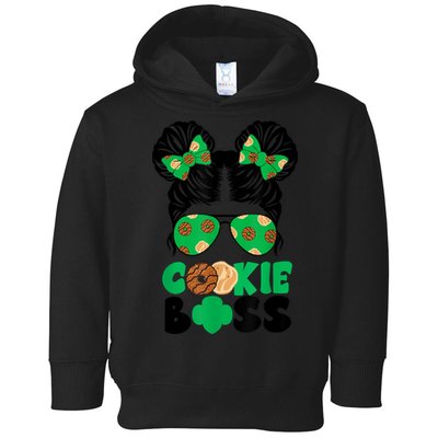 Scout Cookie Boss Kidlife Messy Bun Sunglasses Toddler Hoodie