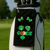 Scout Cookie Boss Kidlife Messy Bun Sunglasses Golf Towel