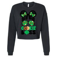Scout Cookie Boss Kidlife Messy Bun Sunglasses Cropped Pullover Crew