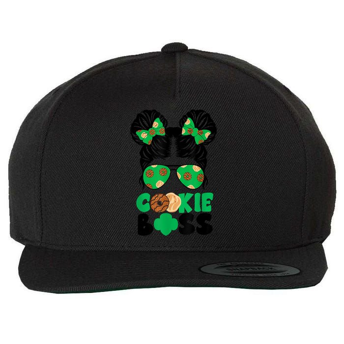 Scout Cookie Boss Kidlife Messy Bun Sunglasses Wool Snapback Cap