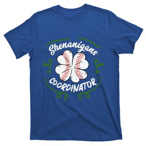 Shenanigans Coordinator Baseball Shamrock St Patricks Day Gift T-Shirt