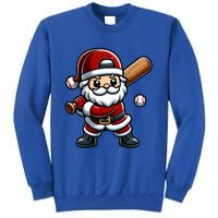 Santa Claus Baseball Player Baseball Christmas Gift Sweatshirt