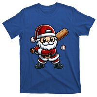 Santa Claus Baseball Player Baseball Christmas Gift T-Shirt