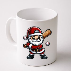 Santa Claus Baseball Player Baseball Christmas Gift Coffee Mug