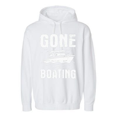 Sailboat Captain Boat Sailing For A Sailor Garment-Dyed Fleece Hoodie