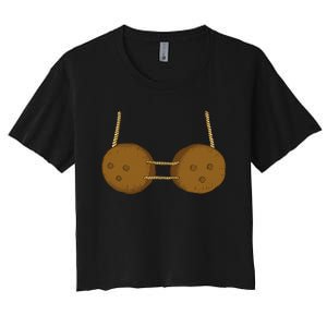 Summer Coconut Bra Halloween Women's Crop Top Tee