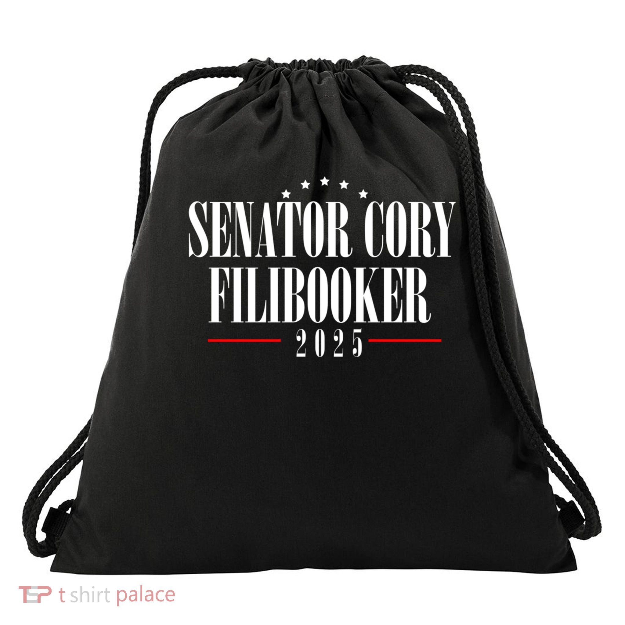 Senator Cory Booker Filibuster Cory FiliBooker Drawstring Bag
