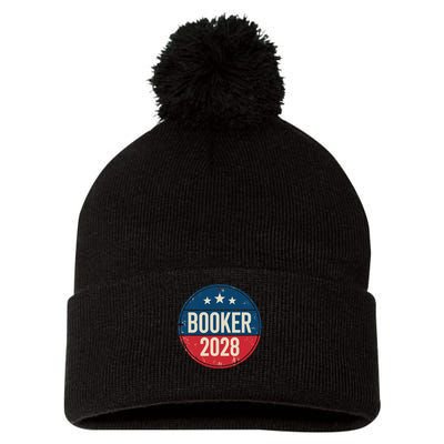 Senator Cory Booker For President 2028 Pom Pom 12in Knit Beanie