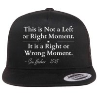 Senator Cory Booker This Is Not A Left Or Right Moment Flat Bill Trucker Hat