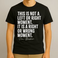 Senator Cory Booker This Is Not A Left Or Right Moment T-Shirt