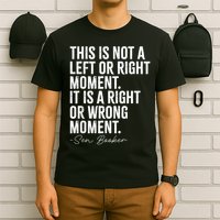 Senator Cory Booker This Is Not A Left Or Right Moment T-Shirt