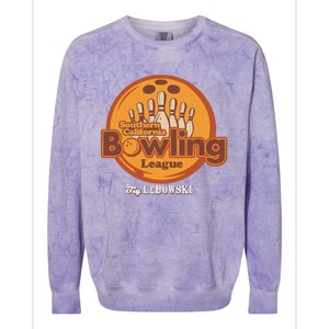 Southern California Bowling League Big Lebowski Colorblast Crewneck Sweatshirt