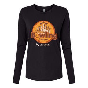 Southern California Bowling League Big Lebowski Womens Cotton Relaxed Long Sleeve T-Shirt