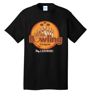 Southern California Bowling League Big Lebowski Tall T-Shirt