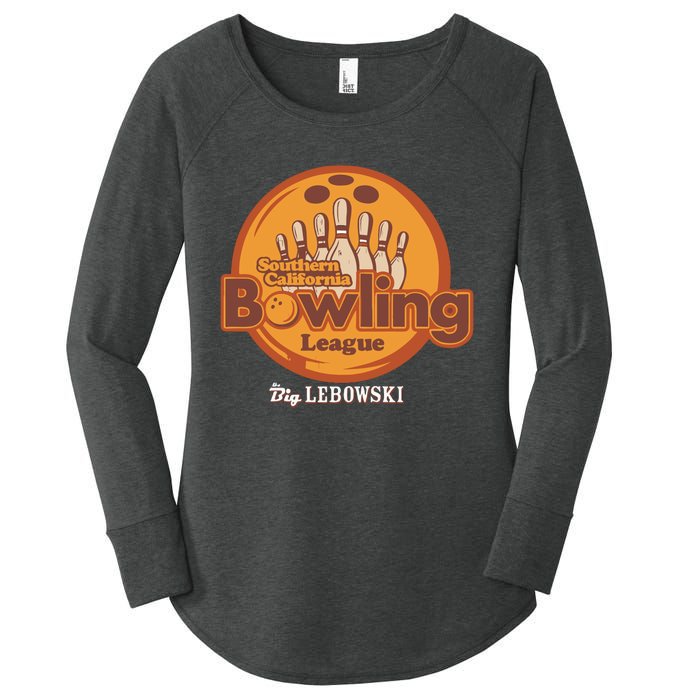 Southern California Bowling League Big Lebowski Women's Perfect Tri Tunic Long Sleeve Shirt