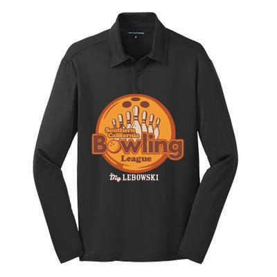 Southern California Bowling League Big Lebowski Silk Touch Performance Long Sleeve Polo