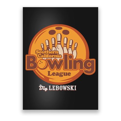 Southern California Bowling League Big Lebowski Poster